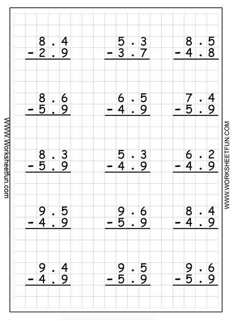 You can create easy decimal problems to be solved with mental math, worksheets for multiplying by 10, 100, or 1000, decimal long division problems, missing number problems, and more. 17 Best Images of Printable Place Value Worksheets 3rd Grade - 3rd Grade Math Worksheets ...