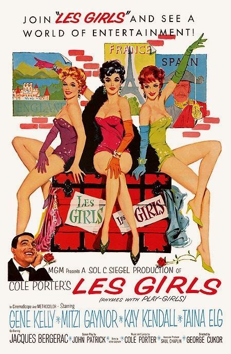 George Cukor S Musical Les Girls Starring Gene Kelly Mitzi Gaynor Kay Kendall And