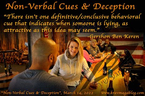 non verbal cues and deception