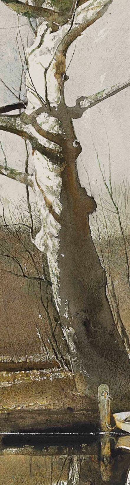 Wyeth Andrew 1988 Flat Boat Detail Watercolor