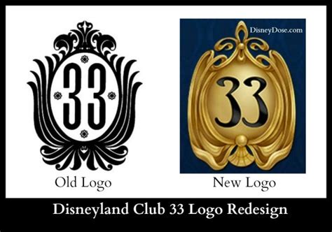 Compare The New And Old Club 33 Logoswhich Is Better You Decide