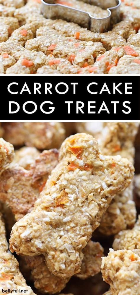 Armed with all this information, you won't just know how to make a dog birthday cake, you'll know how to customise a recipe, decorate it for your pooch and be the best doggy baker on the block! Carrot Cake Homemade Dog Treats - Belly Full