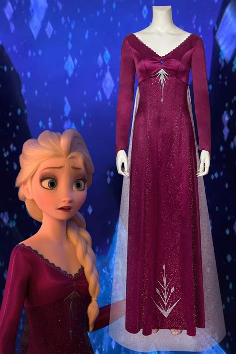 Disney Frozen 2 Elsa Dress Cosplay Costume Frozen Elsa Dress Disney