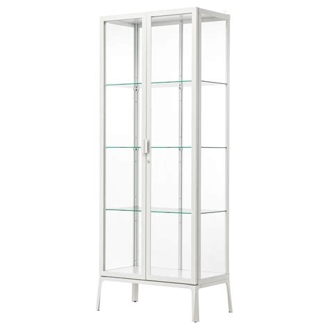 Milsbo Glass Door Cabinet White 28 34x68 78 Ikea