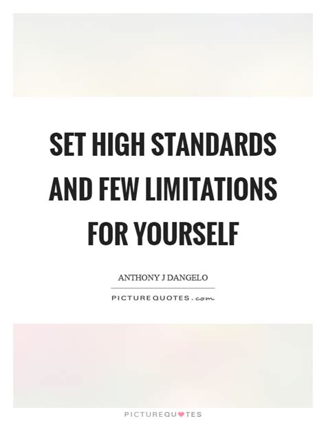 High Standards Quotes And Sayings High Standards Picture Quotes