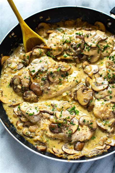 Add the marsala and increase the heat to high. Skinny Easy Chicken Marsala Skillet - The Girl on Bloor