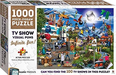 Buy Tv Show Visual Puns 1000 Piece Jigsaw Puzzle Puntastic Puzzles