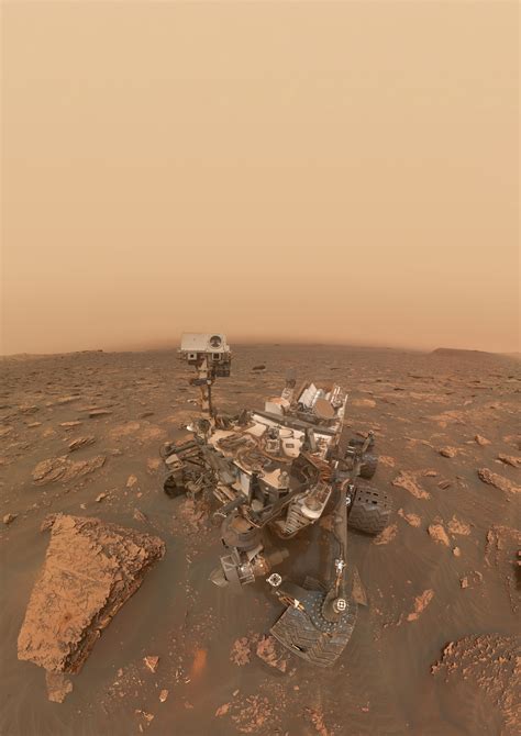 Mars Curiosity Rover Selfie Teslarati