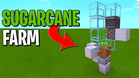 Minecraft How To Build An Automatic Sugar Cane Farm YouTube