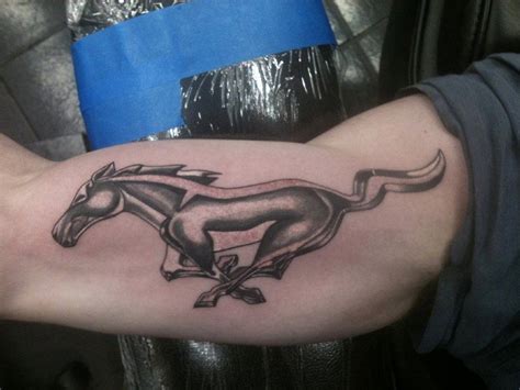 Ford Mustang Horse Emblem Tattoo By Alecia Mustang