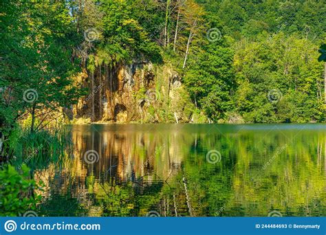 Galovac Lake In Plitvice Lakes National Park Stock Image Image Of