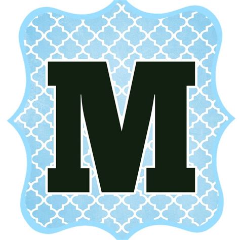 blue and black printable letters for banners printable
