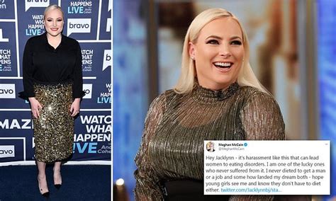 Meghan Mccain Shuts Down Fat Shamer Who Encouraged Her Lose Weight Daily Mail Online