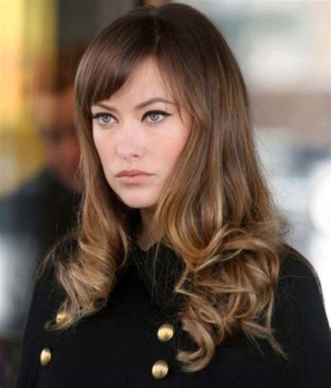 Olivia Wilde Hairstyles Vivacious Long Curls With Bangs Pretty Designs