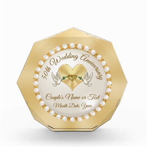 Stunning And Unique 50th Wedding Anniversary Gifts Zazzle Com