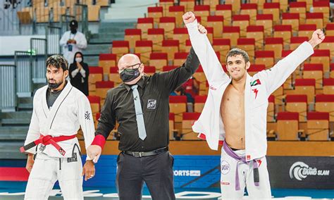 Uaes Top Jiu Jitsu Fighters Star In Abu Dhabi Grand Slam Gulftoday