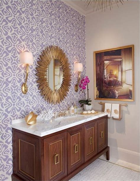 Decorating With Purple Centsational Style Wallpaper Accent Wall