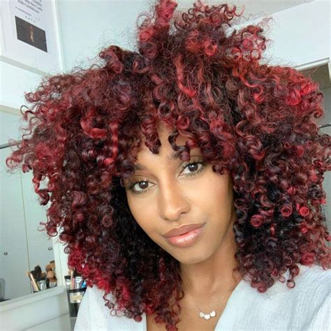 Curly Hair Red Highlights 20 Sexy Dark Red Hair Ideas For 2021 The