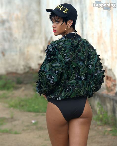 Rihanna Nude Sexy Vogue Brazil Photoshoot Outtakes Photos The Fappening