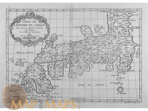 There are really a lot of old japanese maps. Japan map Carte de L'Empire du Japon Old map Japan Bellin 1752 | eBay