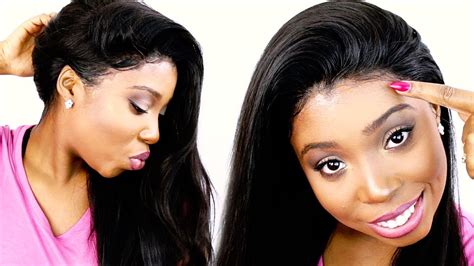 how to 360 lace wig install customize step by step in detail hjweavebeauty youtube