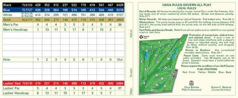 It is simply a list of. Scorecard - Tracy Golf and Country Club