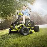Battery Electric Riding Lawn Mower Images