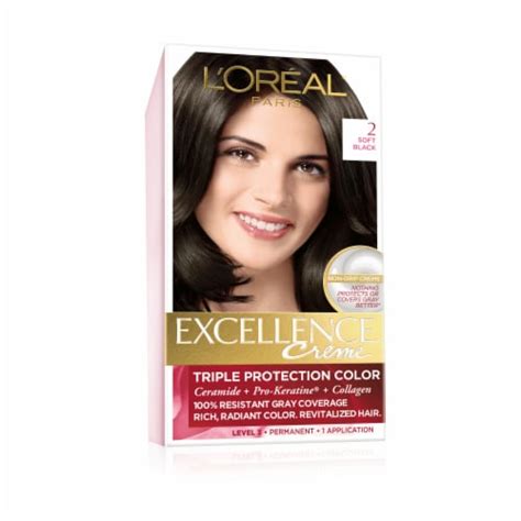 l oreal® paris excellence® creme 2 soft black hair color 1 ct smith s food and drug