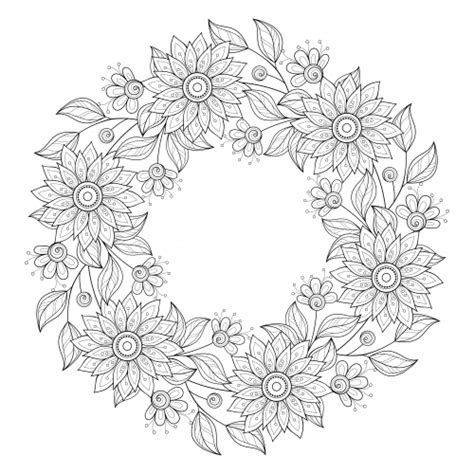 Flowers Advanced Coloring Pages 20