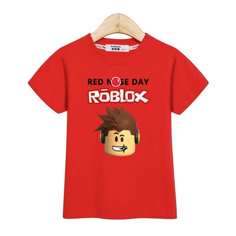 2019 3d Print Roblox T Shirts Baby Boy Cute Tops Cotton T Shirt Cartoon