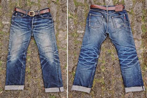 After the overdyeing process, the selvedge denim will bring tremendously nuanced fades. シックフェード（アイアンハート）-GNS
