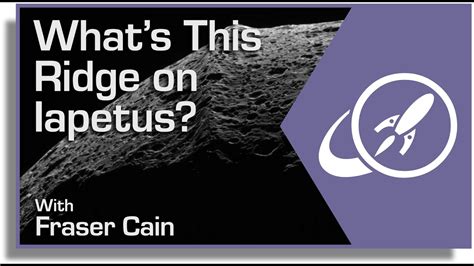 Whats This Ridge On Iapetus Youtube