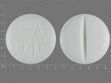 Pa Pill White Round Mm Pill Identifier
