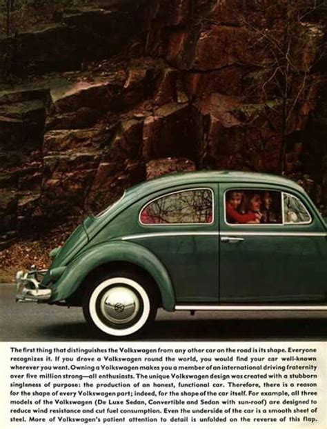 1962 Vw Beetle Brochure