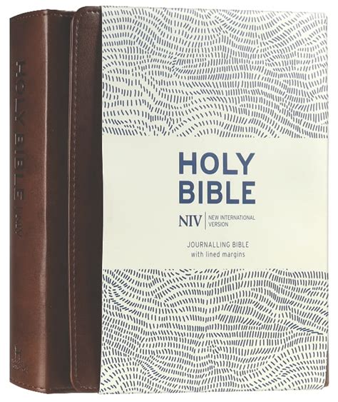Niv Journalling Bible With Magnetic Clasp Brown Anglicised Text Koorong