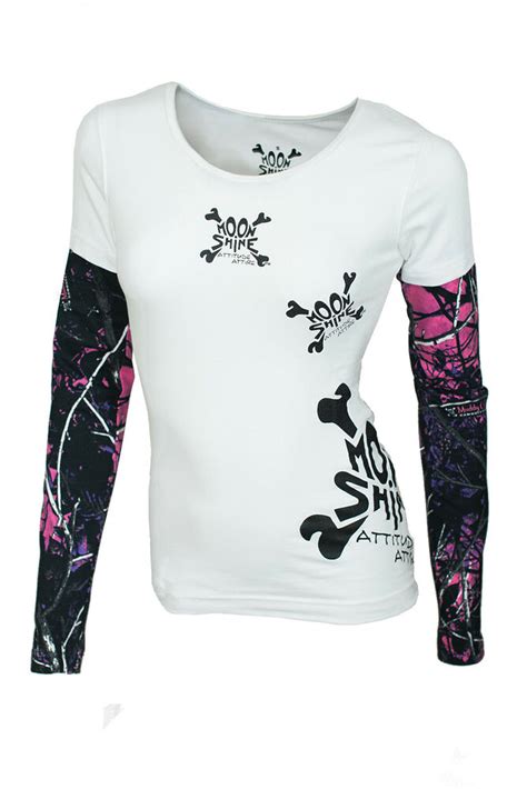 Check spelling or type a new query. Muddy Girl Pink Camo Sleeve White Long Sleeve Shirt | eBay