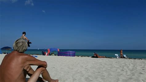 Nude Beach In Miami Haulover Beach Naturists Spar Over Tiki Huts