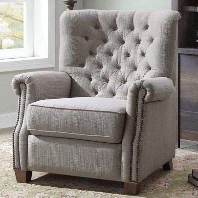 Conclusion this sleeper sofa gives an extreme seating space and a generous sleeping space. Recliners For Small Spaces-Bedroom Chairs for Adults-Gray ...