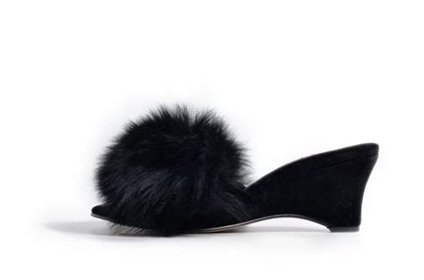 Pin Su The Foofoo® Retro Fluffy Fur Mule Collection