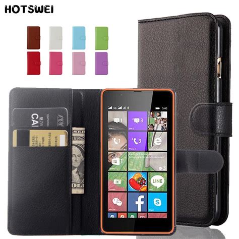 Hotswei Luxury Wallet Pu Leather Case For Nokia Lumia Microsoft Lumia