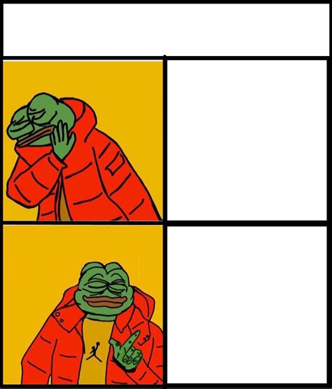 Pepe Drake Meme Header Blank Template Imgflip