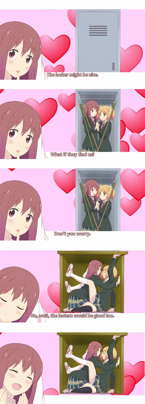 Sraps Yuri Anime Lesbian Sex Sakura Trick Cute Girl Anime Funny Pictures