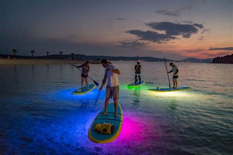 Stand Up Paddle Split Night Glow Tour Adriatic Sup