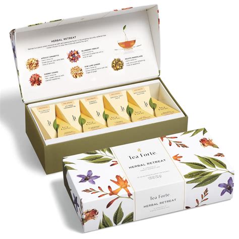 Buy Tea Forte Herbal Retreat Petite Presentation Box Tea Sampler T