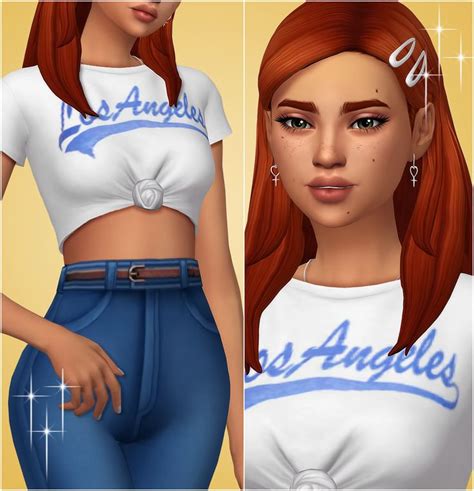 Fryzury Maxis Match The Sims 4