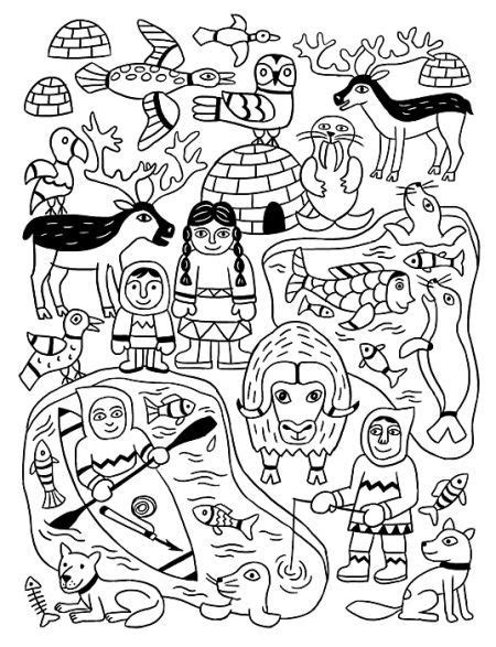 4 Inuit Inuit Art Inuit Activities School Art Projects