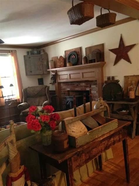 Country House Decor Primitive Living Room Primitive Decorating Country