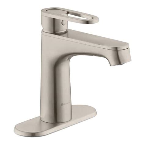 Glacier Bay Kendrick Single Hole Single Handle Bathroom Faucet In Brushed Nickel Hd67095w 6304