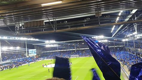 Everton V Watford Z Cars Atmosphere Youtube
