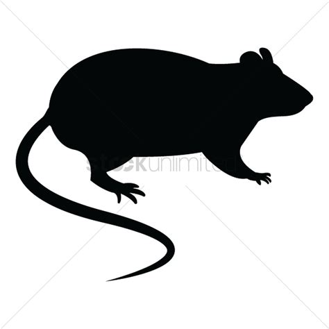 Rat Silhouette Vector At Collection Of Rat Silhouette